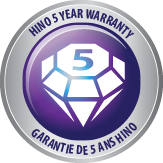 Hino 5 Year Warranty logo