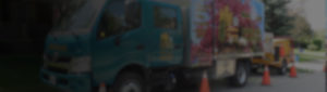 faded image of hino truck