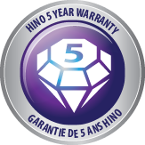 Hino 5 Year Warranty logo