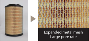 Expanded metal mesh Large pore rate